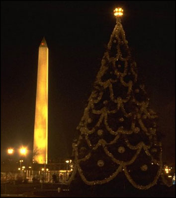 U.S. National Christmas Tree in December 1979